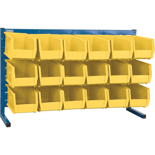 Rayonnage &agrave; persienne avec bacs, 18 bacs, 36" la x 8-1/4" p x 22" h Haskins Industrial Inc.