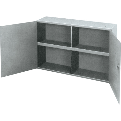 Armoires utilitaires, Acier, 2 Tablettes, 22-1/4" h x 33-3/4" la x 8-1/2" P, Gris Haskins Industrial Inc.