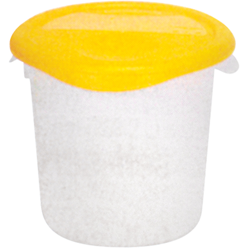 Contenants ronds, 7-4/5" ha x 8-1/2" p, Capacit&eacute; de 3,79 L, Transparent Haskins Industrial Inc.