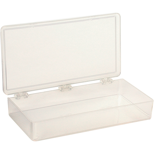 Boîte &agrave; compartiments K-Resin, Plastique, 4" la x 8" p, 1-3/16" h, Transparent Haskins Industrial Inc.