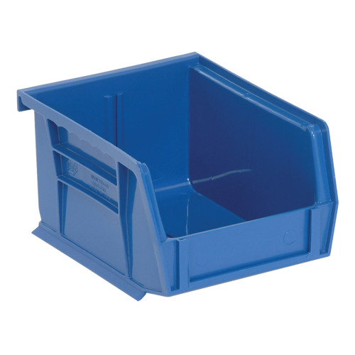 Bacs ultra empilable & suspendable, 4-1/8" la, 3" h x 5-3/8" p, Bleu Haskins Industrial Inc.