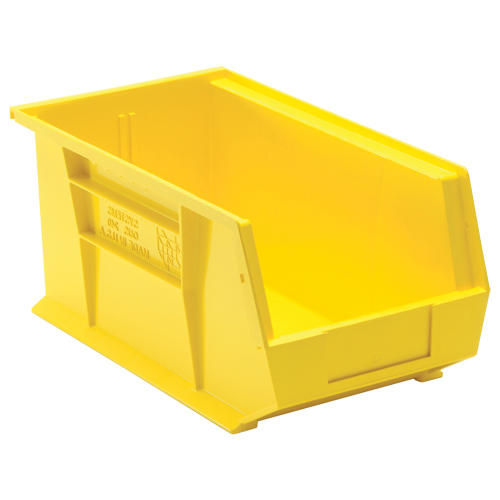 Bacs ultra empilable & suspendable, 8-1/4" la, 7" h x 14-3/4" p, Jaune Haskins Industrial Inc.