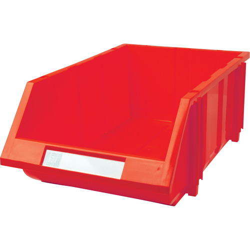 Bac empilable & &agrave; suspendre, 11-13/16" la, 7" h x 17-11/16" p, Rouge Haskins Industrial Inc.
