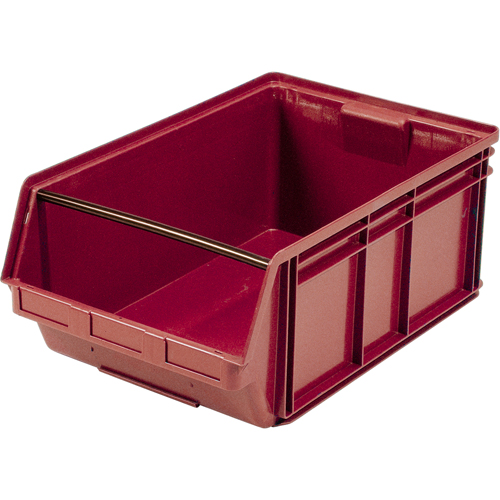 Giant Stacking Containers, 18.375" W x 29" D x 11.875" H, Red Haskins Industrial Inc.