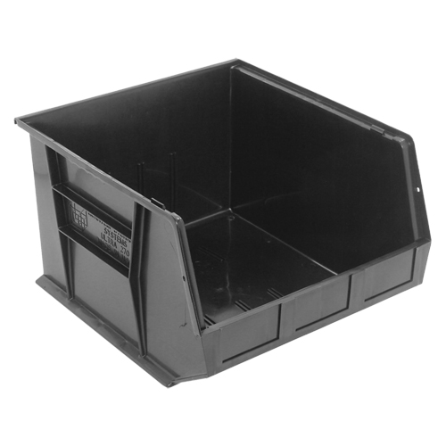 Ultra Stack & Hang Bin, 16-1/2" W x 11" H x 18" D, Black Haskins Industrial Inc.