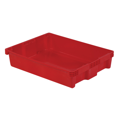 Contenants Stack-N-Nest Polylewton, 6,1" x 29,6" x 22,4", Rouge Haskins Industrial Inc.
