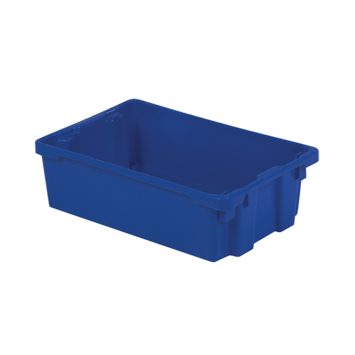 Contenants Stack-N-Nest Polylewton, 6,2" x 20,1" x 13", Bleu Haskins Industrial Inc.