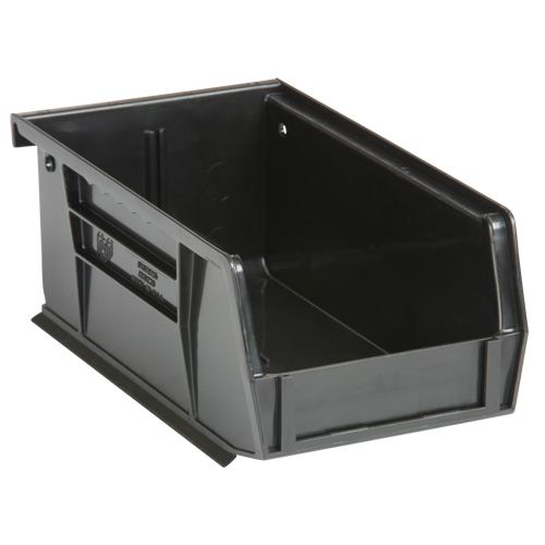 Ultra Stack & Hang Bin, 4-1/8" W x 3" H x 7-3/8" D, Black Haskins Industrial Inc.