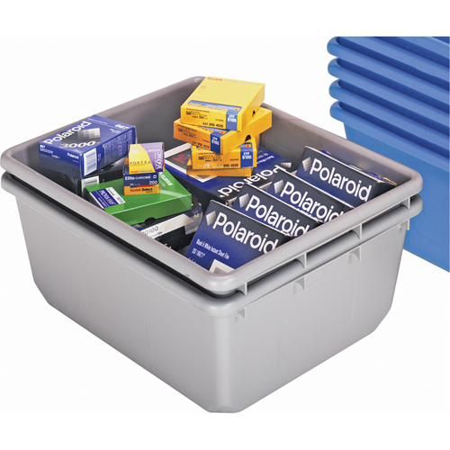 QuanTub Nesting Totes, 19" W x 24-1/2" D x 9.5" H, Grey Haskins Industrial Inc.