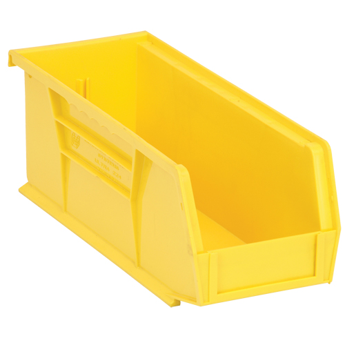 Bacs ultra empilable & suspendable, 4-1/8" la, 4" h x 10-7/8" p, Jaune Haskins Industrial Inc.