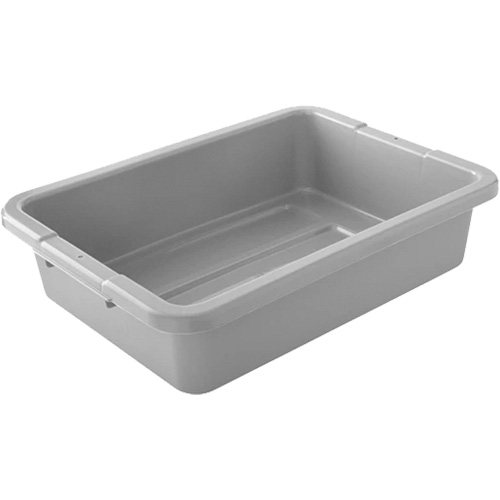 Boîtes utilitaires - Gris, 5" ha x 15" p x 20" lo, Plastique, Gris Haskins Industrial Inc.