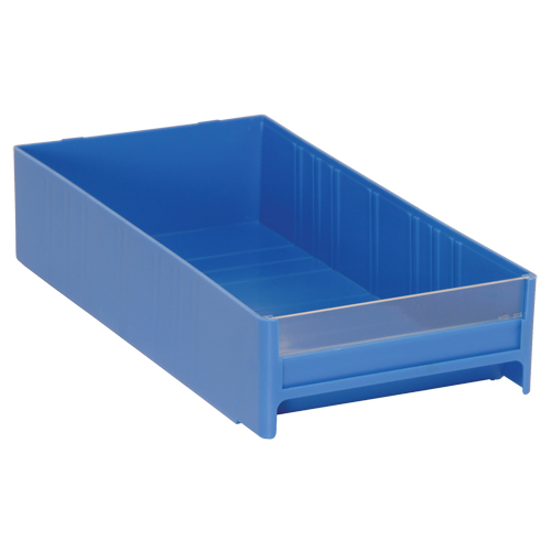 Cabinet Drawer, 5-5/8" W x 11" D x 2-1/2" H, Blue Haskins Industrial Inc.