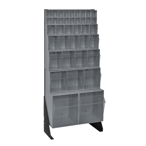 Support pour bacs basculants, 23-5/8" la x 8" p x 52" h, 38 tiroirs Haskins Industrial Inc.