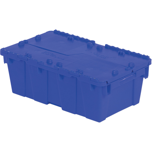 Contenants de distribution Flipak en plastique poly&eacute;thyl&egrave;ne (PE), 19,7" x 11,8" x 7,3", Bleu Haskins Industrial Inc.