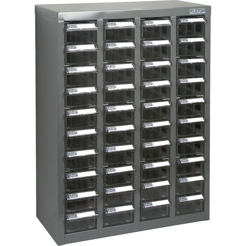 Casiers pour pi&egrave;ces KPC-600, Acier galvanis&eacute;, 40 tiroirs, 18-3/10" x 8-7/10" x 25-3/10", Gris Haskins Industrial Inc.