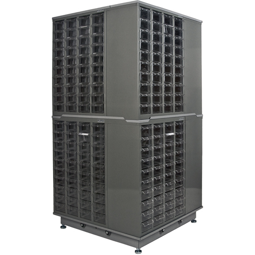 Casiers pour pi&egrave;ces KPC-600, Acier galvanis&eacute;, 40 tiroirs, 18-3/10" x 8-7/10" x 25-3/10", Gris Haskins Industrial Inc.