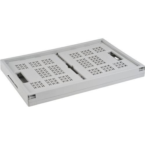 Collapsible Container, 21" L x 14" W x 10.5" H, Grey Haskins Industrial Inc.