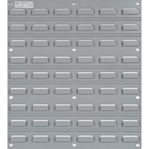 Metal Louvered Panel Bin Support Rack, 16 Bins, 18" W x 1/8" D x 19" H Haskins Industrial Inc.