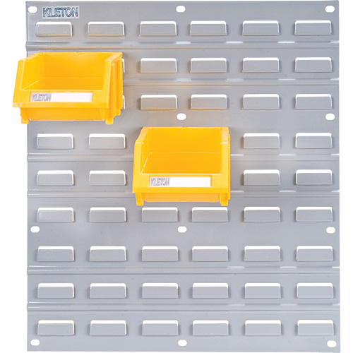 Metal Louvered Panel Bin Support Rack, 16 Bins, 18" W x 1/8" D x 19" H Haskins Industrial Inc.