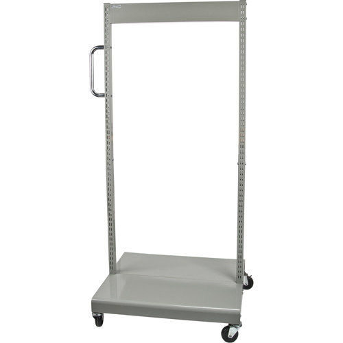 Mobile Tilt Bin Rack - Cart Only, Double-sided, 26-1/4" W x 22" D x 57-1/2" H Haskins Industrial Inc.
