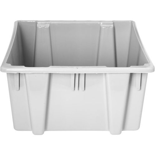 Stack & Nest Palletote Box, 13" x 15.5" x 19.5", Grey Haskins Industrial Inc.