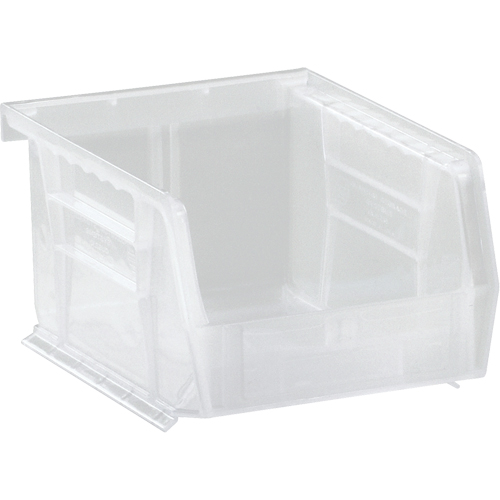 Bac transparent ultra empilable & suspendable, 4-1/8" la, 3" h x 5-3/8" p, Transparent Haskins Industrial Inc.