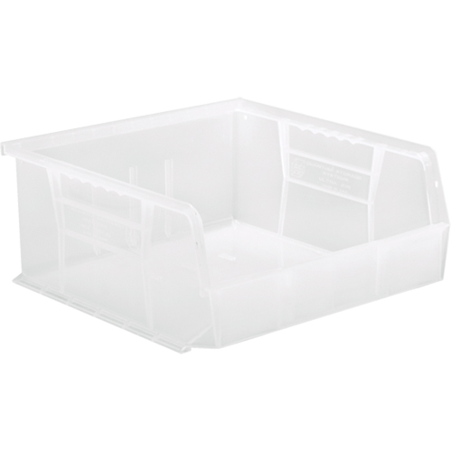 Bac transparent ultra empilable & suspendable, 11" la, 5" h x 10-7/8" p, Transparent Haskins Industrial Inc.