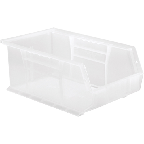 Clear-View Ultra Stack & Hang Bin, 8-1/4" W x 6" H x 13-5/8" D, Clear Haskins Industrial Inc.