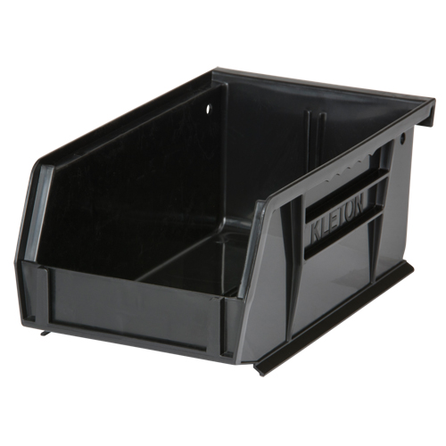 Stack & Hang Bin, 4-1/8" W x 3" H x 7-3/8" D, Black Haskins Industrial Inc.