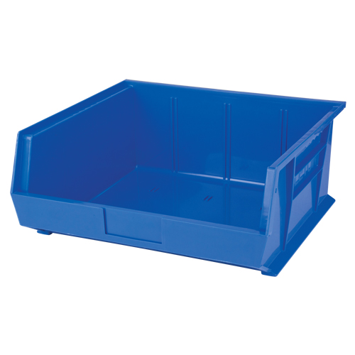 Stack & Hang Bin, 16-1/2" W x 7" H x 14-3/4" D, Blue Haskins Industrial Inc.