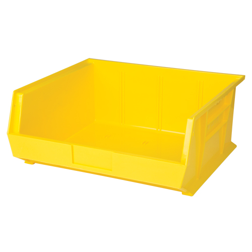 Stack & Hang Bin, 16-1/2" W x 7" H x 14-3/4" D, Yellow Haskins Industrial Inc.