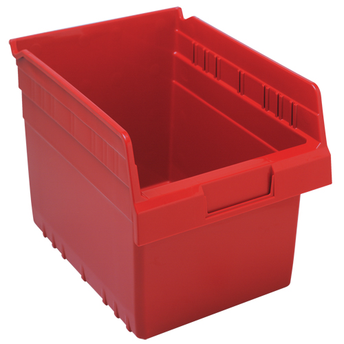 Bacs pour &eacute;tag&egrave;re Store-Max, 8-3/8" la x 8" H x 11-5/8" p, Rouge, Capacit&eacute; 44 lb Haskins Industrial Inc.
