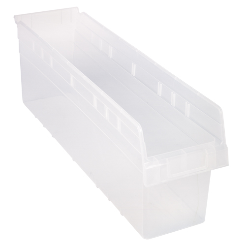 Bacs pour &eacute;tag&egrave;re Store-Max, 6-5/8" la x 8" H x 23-5/8" p, Transparent, Capacit&eacute; 68 lb Haskins Industrial Inc.