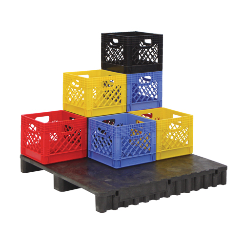 Caisse en plastique pour produits laitiers Haskins Industrial Inc.