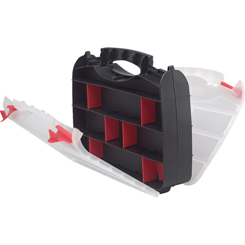 Boîte &agrave; compartiments en plastique, 10,25" la x 12,25" p x 3" h, 32 compartiments Haskins Industrial Inc.