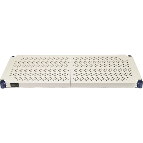 Wire Shelving Unit with Plastic Shelves, Wire Frame with Plastic Shelves, Boltless, 600 lbs. Capacity, 30" W x 72" H x 24" D Haskins Industrial Inc.