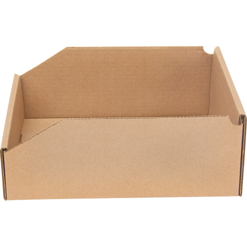 Deep Corrugated Parts Bins, 9-3/4" W x 11-1/4" D x 4-1/2" H, Beige Haskins Industrial Inc.