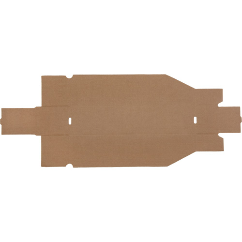 Deep Corrugated Parts Bins, 3-3/4" W x 17-1/4" D x 4-1/2" H, Beige Haskins Industrial Inc.