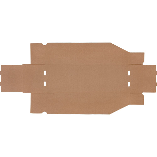 Deep Corrugated Parts Bins, 5-3/4" W x 17-1/4" D x 4-1/2" H, Beige Haskins Industrial Inc.