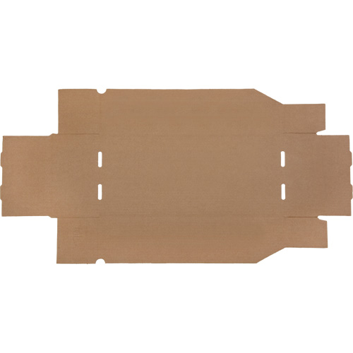 Deep Corrugated Parts Bins, 7-3/4" W x 17-1/4" D x 4-1/2" H, Beige Haskins Industrial Inc.