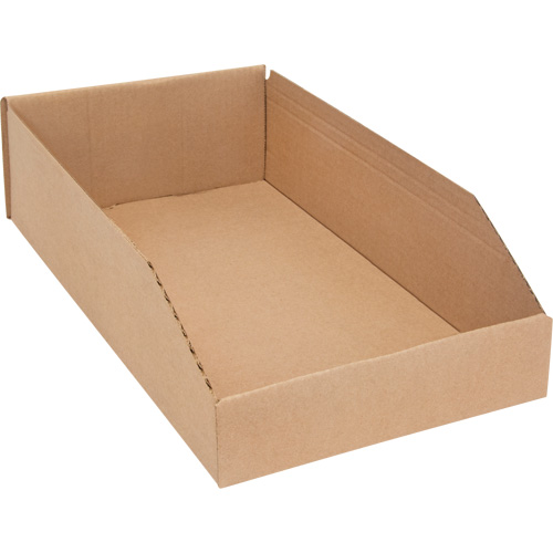 Deep Corrugated Parts Bins, 9-3/4" W x 17-1/4" D x 4-1/2" H, Beige Haskins Industrial Inc.