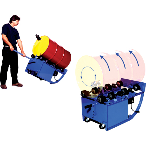 M&eacute;langeurs portatifs, 55 gal. US (45 gal. imp.) Capacit&eacute;, Vitesse fixe, 0,5 CV Haskins Industrial Inc.