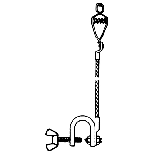 Assemblages l&eacute;gers de c&acirc;bles de masse et de mise &agrave; la terre - Pinces crocodile & pinces en C de 1" Haskins Industrial Inc.