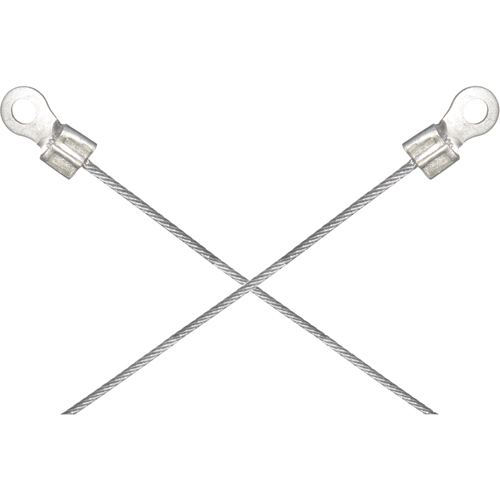 Assemblages l&eacute;gers de cables de masse et de mise &agrave; la terre - Deux raccordements a/borne d'extr&eacute;mit&eacute; de 1/4" Haskins Industrial Inc.