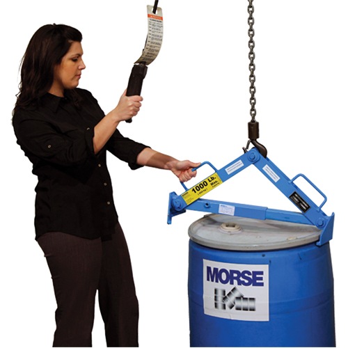 Leveur de baril, 30 - 85 gal. US (25 - 70 gal. imp.), Cap. 1000 lb/454 kg Haskins Industrial Inc.