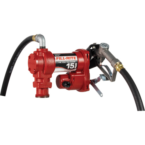 AC Utility Rotary Vane Pumps with Nozzle, 115 V, 15 GPM Haskins Industrial Inc.