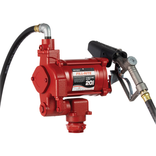 AC Utility Rotary Vane Pumps with Nozzle, 115 V, 20 GPM Haskins Industrial Inc.