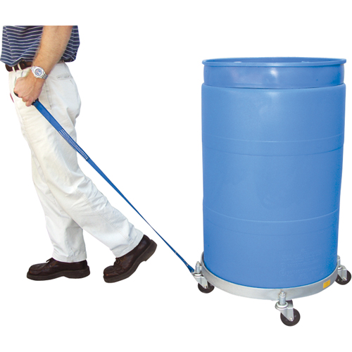 Chariots &agrave; &eacute;tages multiples pour baril, Acier, Capacit&eacute;e 900 lb, Diam&egrave;tre 23-1/2", Roue en Caoutchouc Haskins Industrial Inc.