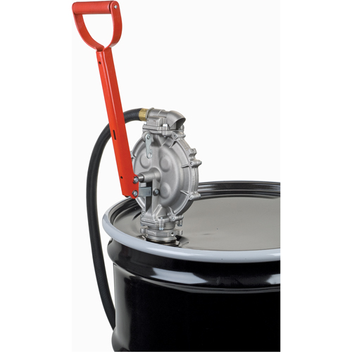 Pompe manuelle, Aluminium/Acier, 25,5 oz/course, Pour barils de 15-55 gal. Haskins Industrial Inc.