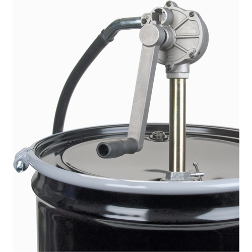 Pompes rotatives pour barils, Aluminium, Pour capacit&eacute; 15-55 gal., 6-3/4 oz par r&eacute;volution Haskins Industrial Inc.